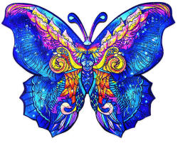 Fa puzzle, színes A3 méretű (pillangó) (CSWF7506-C)