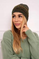 Kesi Citromfű polár sapka K241 barna+zöld