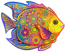  Fa puzzle, színes A3 méretű (hal) (CSWF7106-C)