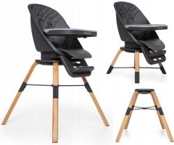 Muuvo Multifunkciós Etetőszék 3az1ben Muuvo Choc 2 Zsámoly Graphite (5904261050277)