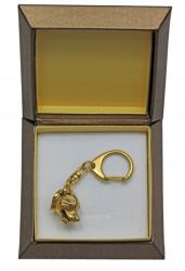 Art-Dog Staffordshire Bull Terrier aranyozott kutya kulcstartó díszdobozban (5906111205264)