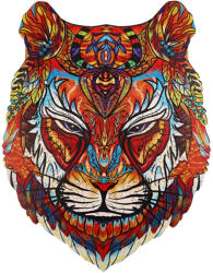 Fa puzzle, színes A4 méretű (tigris) (CSWF9400-B)
