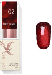  Rubyland 02 gél lakk 8 Ml