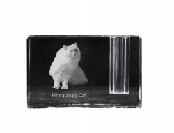  Himalája macska tolltartó állvány, kristály rendszerező macska fotóval (5055882437760)