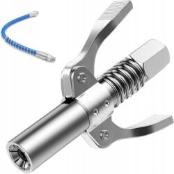  Zsírzófej gyorscsatlakozó, 12" rugós tömlővel (10000psi)