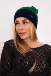 Kesi Paris polár sapka K212 zöld+sötétkék
