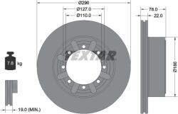 TEXTAR Disc frana TEXTAR 92322303 (92322303)