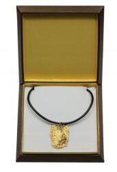 Art-Dog Briard francia juhászkutya aranyozott kutya nyaklánc díszdobozban (5906111284061)