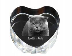 Art-Dog Skót macska lógó kristály szív, dísz, ajándék macska fotó (5055882446694)