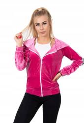 Kesi Velúr kapucnis pulóver, fukszia