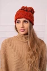 Kesi Kira női sapka K374 piros+fekete