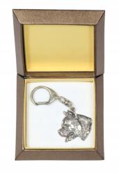 Art-Dog Amerikai Staffordshire terrier kutya kulcstartó díszdobozban (5906111207701)