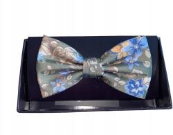 Profuomo férfi virágmintás csokornyakkendő, zöld