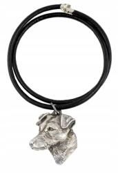 Art-Dog Jack Russell terrier nyaklánc kutyával, szíjas medál, medál (5906111280865)