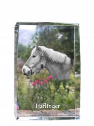 Art-Dog Haflinger ló kristályos fotó, emléktárgy, trófea, köszönetnyilvánítás (5055882468078)