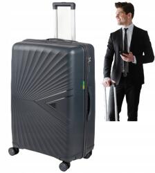  Nagy Férfi Bőrönd Pp 4 Forgó Kerék Kemény Tágas 73x50x32CM (5907213032161)