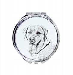 Labrador Retriever kompakt zsebtükör kutyával fényképpel (5055882480766)