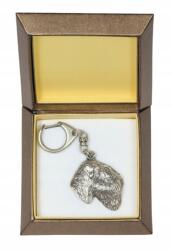 Art-Dog Fekete orosz terrier kulcstartó kutyával ajándékdobozban, medál (5906111208302)