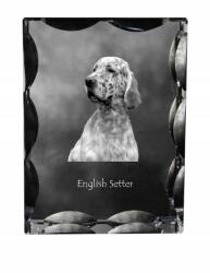 Art-Dog Angol szetter kutya kép díszes kristályban, ajándéktárgy, lakásdekoráció (5055882449152)