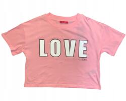 Guess crop top póló, rózsaszín, S