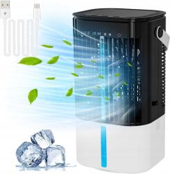 Hordozható Kis Hidegvizes Ventilátor , Forgó Led Jég (6916548698149)