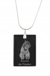 Art-Dog Bouvier ezüst nyaklánc kristály medállal, kutyával, fényképpel (5055882454064)