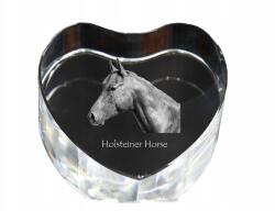 Art-Dog Holsteiner ló, Holsteiner kristály szív fényképpel, asztali dísz (5055882447394)