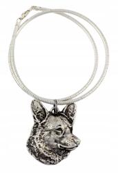Art-Dog Cardigan Welsh Corgi nyaklánc kutyával, ezüst láncon medál (5906111282685)