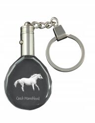Art-Dog Ló Cseh ló melegvérű kristály kulcstartó ló kép kulcstartó (5055882432338)
