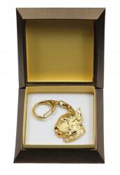 Art-Dog Boxer aranyozott kutya kulcstartó díszdobozban, kulcstartó (5906111205486)