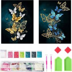  Diamond Painting Mozaik 2 Db 30X40 CM Pillangók Mupack (6916798698579)