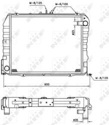 NRF Chladič motora NRF 513962 (513962)