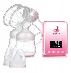 NeKan Elektromos mellszívó, masszázspárnával, 9 fokozat, rózsaszín (6915151655587)