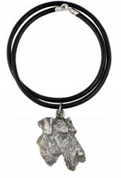 Art-Dog Airedale terrier nyaklánc kutyával, szíjas medál, medál (5906111281145)