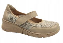 Axel Félcipő Axel 1947 37 Bézs Lengyel cég Puha pántos (1947)