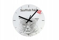 Art-Dog Skót macska lógó macska óra lógó és álló, személyre szabható (5060381104709)