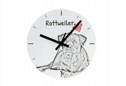  Rottweiler kutyaóra lógó és álló, fényképpel személyre szabható, 20 cm (5060381105867)