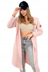 Kesi Hosszú kapucnis ágytakaró, sötét púderrózsaszín