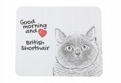 Art-Dog Brit macska rövidszőrű egérpad macskával, az Ön fényképével (5055882489561)