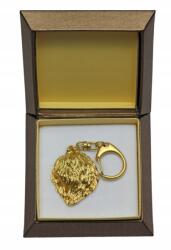 Art-Dog Lengyel alföldi juhászkutya aranyozott kutya kulcstartó ajándékdobozban (5906111206018)