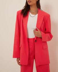 NA-KD Női oversize lenvászon blézer Na-kd piros 38