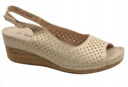 Goodin Szandál GD-FL1237 36 Bézs Áttört talpú bőr talpbetét (GD-FL1237 Beżowe)