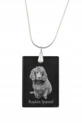 Art-Dog Boykin spániel ezüst nyaklánc kristály medállal, kutyával, fényképpel (5055882455054)