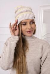 Kesi Patrícia polár sapka K254 sárga+bézs