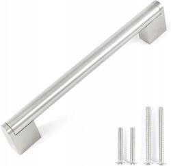  Rozsdamentes acél fióktartók Fulgente szálcsiszolt nikkel 10 db (856945)