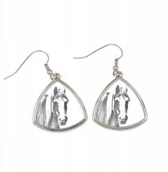 Art-Dog Fell póni háromszög alakú, lógós fülbevaló fényképpel, személyre szabható (5055882477186)