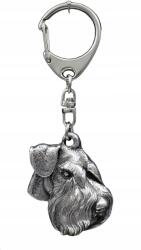 Art-Dog Schnauzer, Schnauzer kutya kulcstartó, kulcstartó karabinerrel (5906111202775)