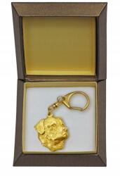 Art-Dog Rottweiler aranyozott kutya kulcstartó díszdobozban, kulcstartó (5906111205745)