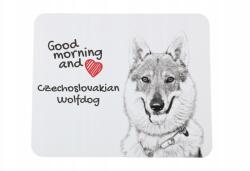 Art-Dog Csehszlovák farkas egérpad kutyával, az Ön fényképével (5055882492110)