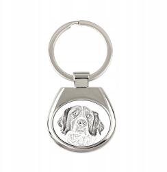 Art-Dog Francia spániel kutya kulcstartó, fényképes kulcstartó, medál (5055882473140)